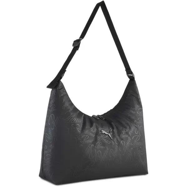 Puma Puma POP SLOUCHY HOBO BAG Дамска чанта, черно, размер
