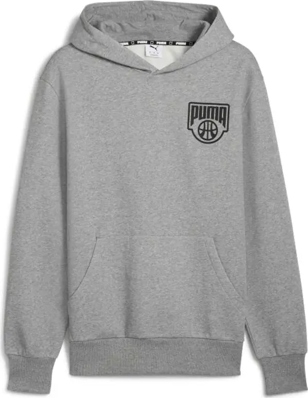 Puma Puma POSTERIZE HOODIE Мъжки суитшърт, сиво, размер