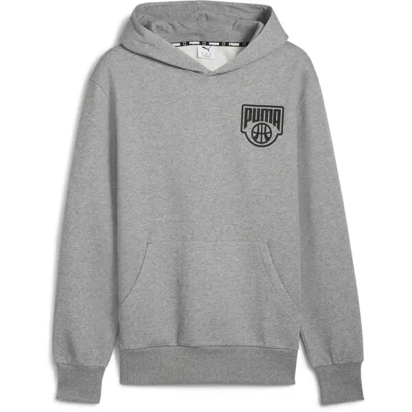 Puma Puma POSTERIZE HOODIE Мъжки суитшърт, сиво, размер