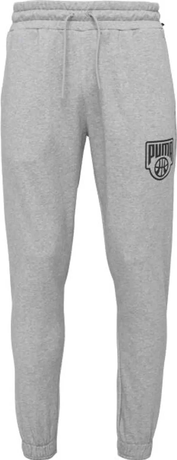 Puma Puma POSTERIZE SWEATPANT Мъжко спортно долнище, сиво, размер