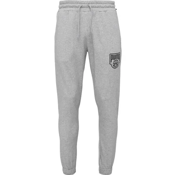 Puma Puma POSTERIZE SWEATPANT Мъжко спортно долнище, сиво, размер