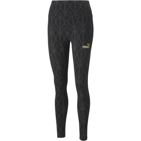 Puma Puma POWER DECO GLAM LEGGINGS Дамски клин, черно, размер