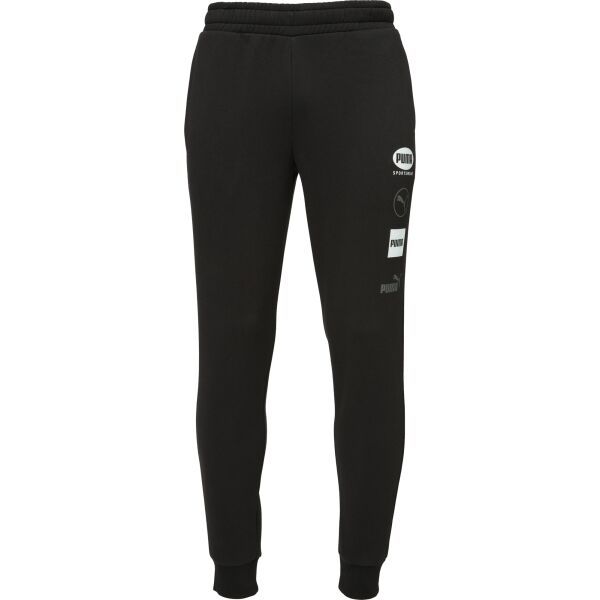 Puma Puma POWER GRAPHICS SWEAT PANTS FL Мъжко долнище, черно, размер
