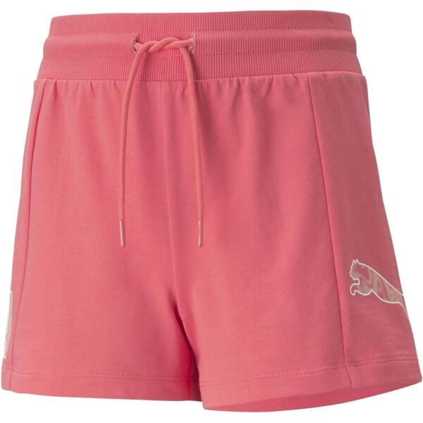 Puma Puma POWER SUMMER HIGH-WAIST SHORTS TR G Къси панталони за момичета, розово, размер