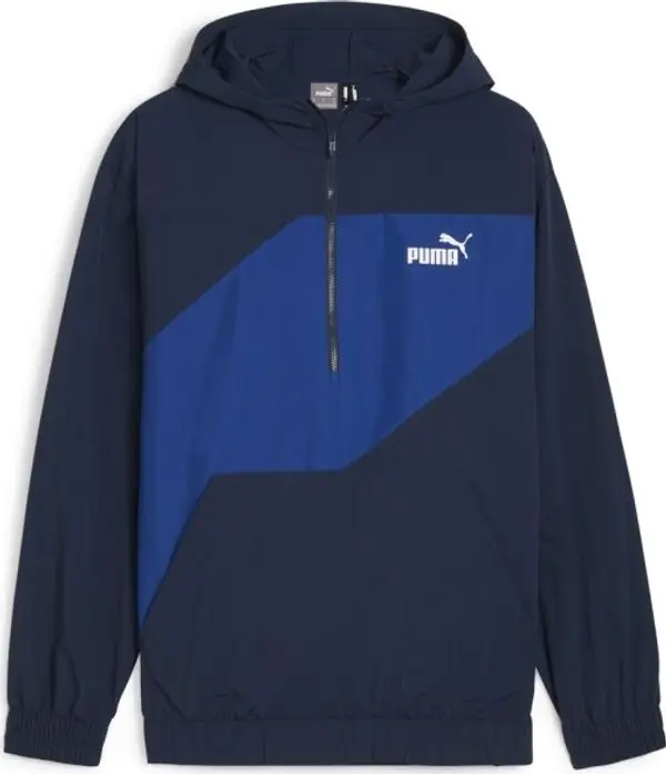 Puma Puma POWER WINDBREAKER 1/2 ZIP Мъжко  яке против вятър, тъмносин, размер