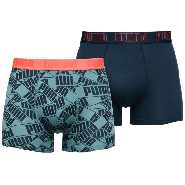 Puma Puma PRINT BOXER 2P Мъжки боксерки, синьо, размер
