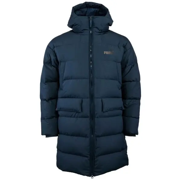 Puma Puma PROTECTIVE HOODED DOWN COAT Мъжко яке с пълнеж от пера, тъмносин, размер