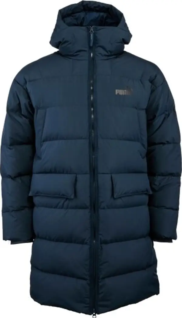 Puma Puma PROTECTIVE HOODED DOWN COAT Мъжко яке с пълнеж от пера, тъмносин, размер
