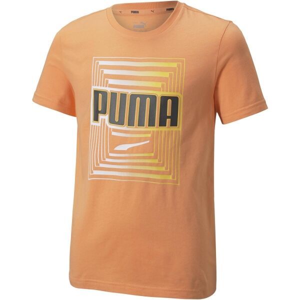 Puma Puma ALPHA GRAPHIC TEE Детска тениска, оранжево, размер 128