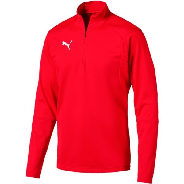 Puma Puma LIGA TRAINING 1 4 ZIP TOP Мъжки суитшърт, червено, размер XS