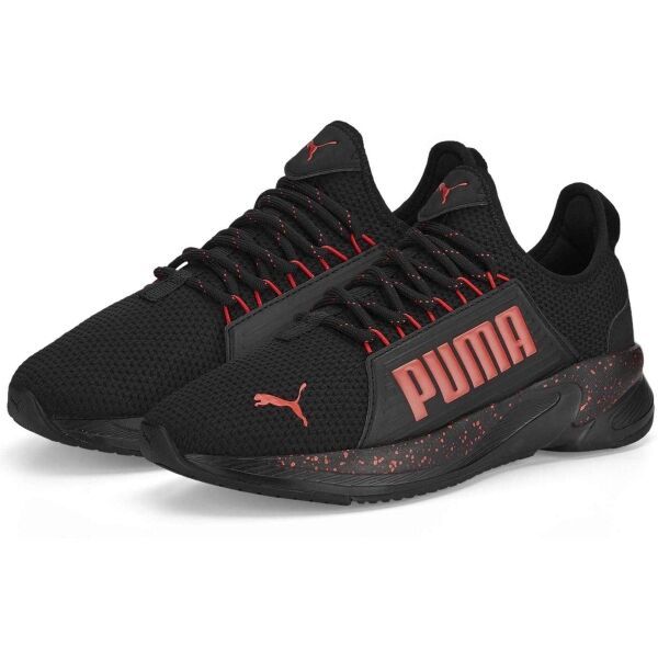 Puma Puma SOFTRIDE PREMIER SLIP ON SPLATTER Мъжки обувки за фитнес, черно, размер 44.5