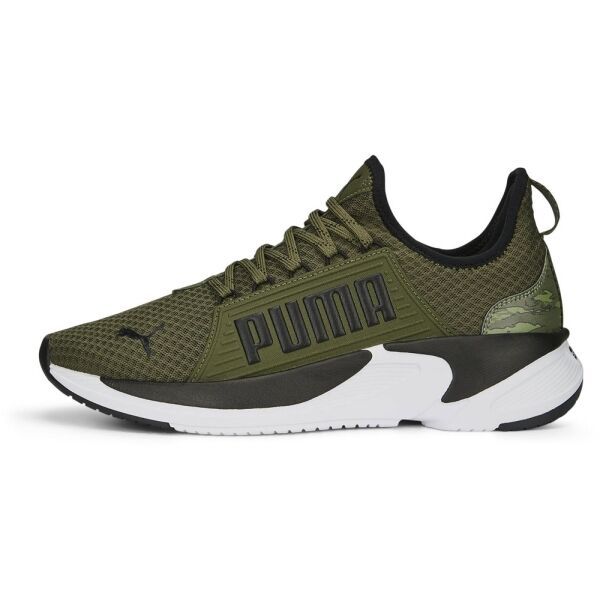 Puma Puma SOFTRIDE PREMIER SLIP ON TIGER CAMO Мъжки фитнес обувки, тъмнозелено, размер 45