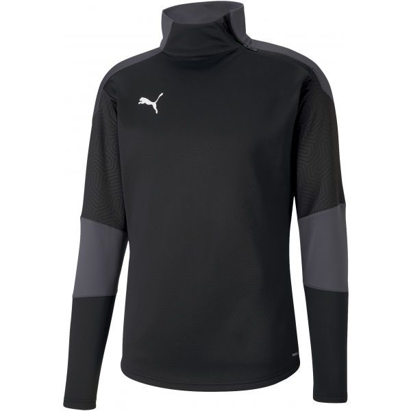 Puma Puma TEAM FINAL 21 TRAINING FLEECE Мъжки спортен суитшърт, черно, размер S