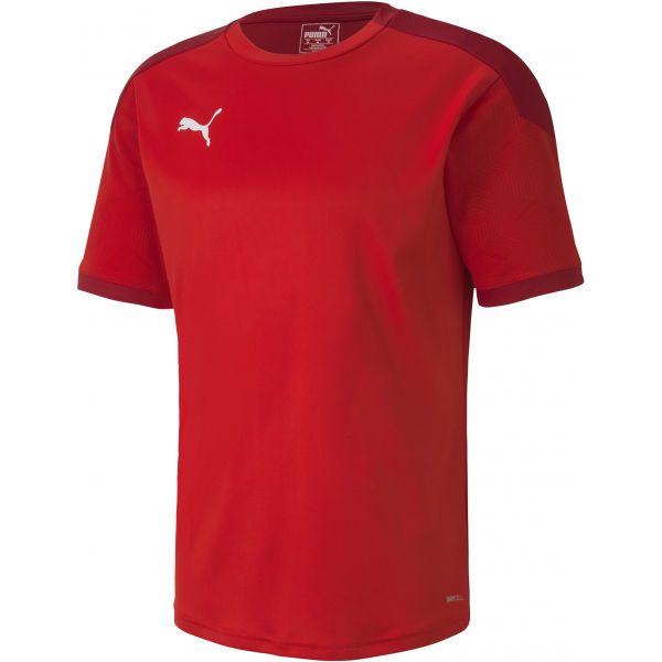 Puma Puma TEAM FINAL 21 TRAINING JERSEY Мъжка тениска за трениране, червено, размер XXL