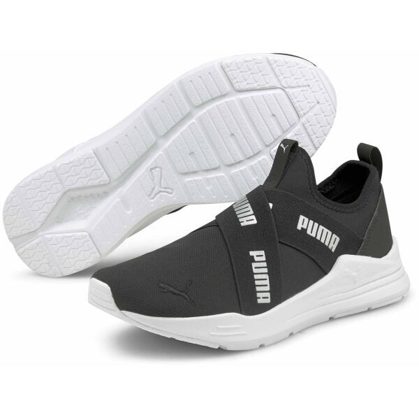 Puma Puma WIRED RUN JR Момичешки  спортни обувки, черно, размер 40.5