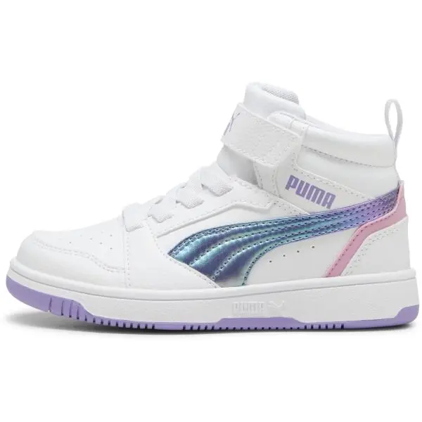 Puma Puma REBOUND V6 MID BOUNCY SKY AC+ PS Момичешки обувки за всекидневието, бяло, размер 32