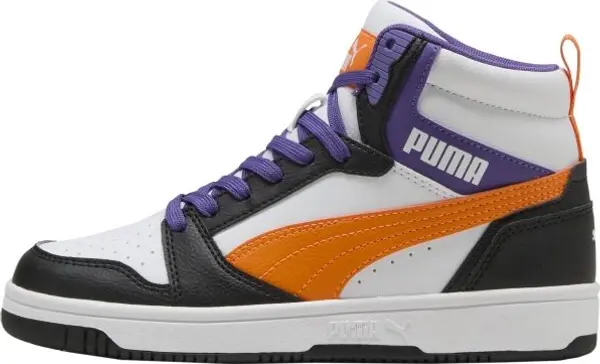 Puma Puma REBOUND V6 MID JR Детски кецове до глезена, бяло, размер 37