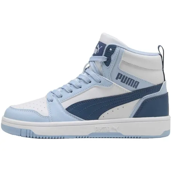 Puma Puma REBOUND V6 MID JR Детски кецове до глезена, бяло, размер 37
