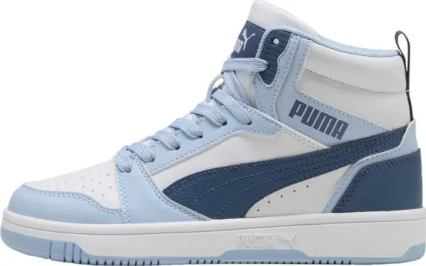 Puma Puma REBOUND V6 MID JR Детски кецове до глезена, бяло, размер 38