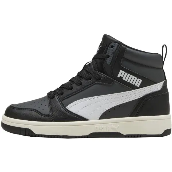 Puma Puma REBOUND V6 MID JR Детски кецове до глезена, черно, размер 37.5