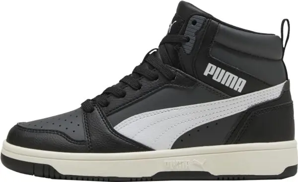 Puma Puma REBOUND V6 MID JR Детски кецове до глезена, черно, размер 38
