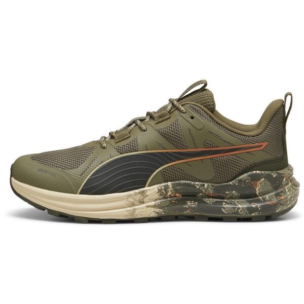 Puma Puma REFLECT LITE TRAIL LANDSLIDE Мъжки обувки за бягане, khaki, размер 40.5