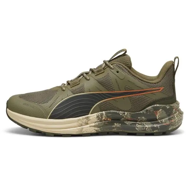 Puma Puma REFLECT LITE TRAIL LANDSLIDE Мъжки обувки за бягане, khaki, размер 41