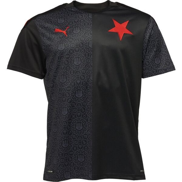 Puma Puma SK SLAVIA AWAY SHIRT REPLICA Мъжка тениска, черно, размер