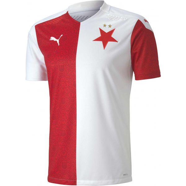 Puma Puma SK SLAVIA SHIRT PROMO Мъжка футболна фланелка, бяло, размер