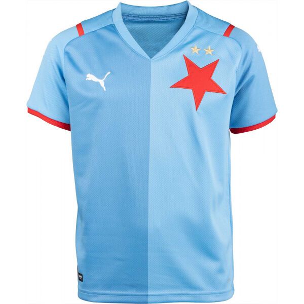 Puma Puma SKS AWAY SHIRT REPLICA JR TEAM Футболна фланелка за момчета, светлосиньо, размер