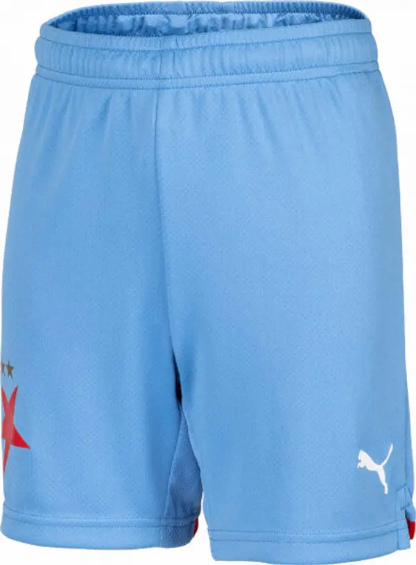 Puma Puma SKS AWAY SHORTS JR Футболни къси шорти за момчета, светлосиньо, размер