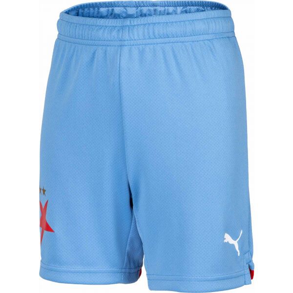 Puma Puma SKS AWAY SHORTS JR Футболни къси шорти за момчета, светлосиньо, размер