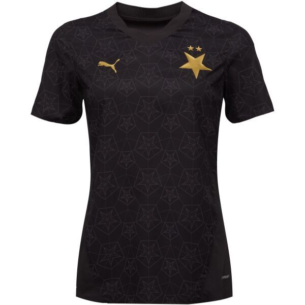 Puma Puma SKS HOME SHIRT REPLICA JR Футболна фланелка за момчета, черно, размер