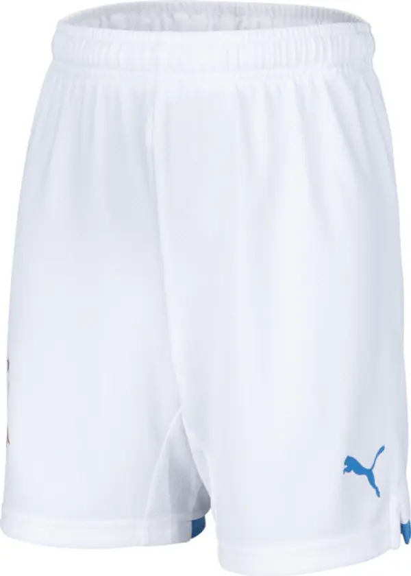 Puma Puma SKS HOME SHORTS JR Футболни къси шорти за момчета, бяло, размер