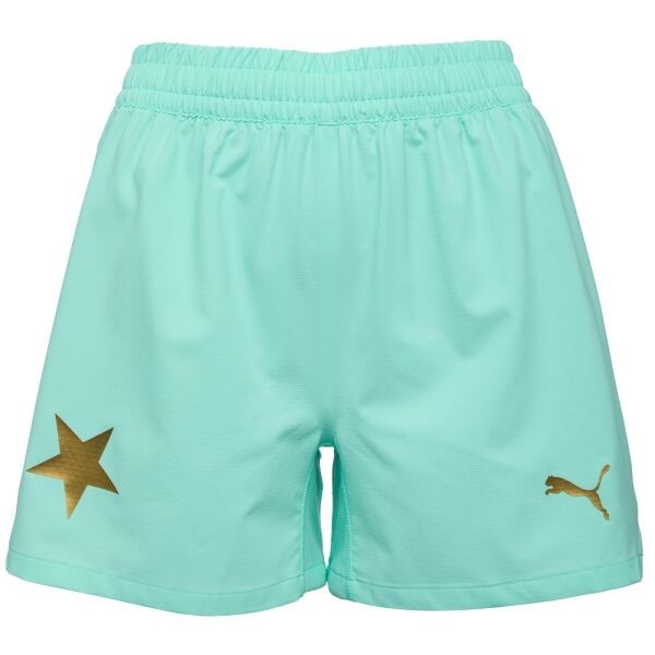 Puma Puma SKS PROMO Дамски футболни шорти, светло-зелено, размер