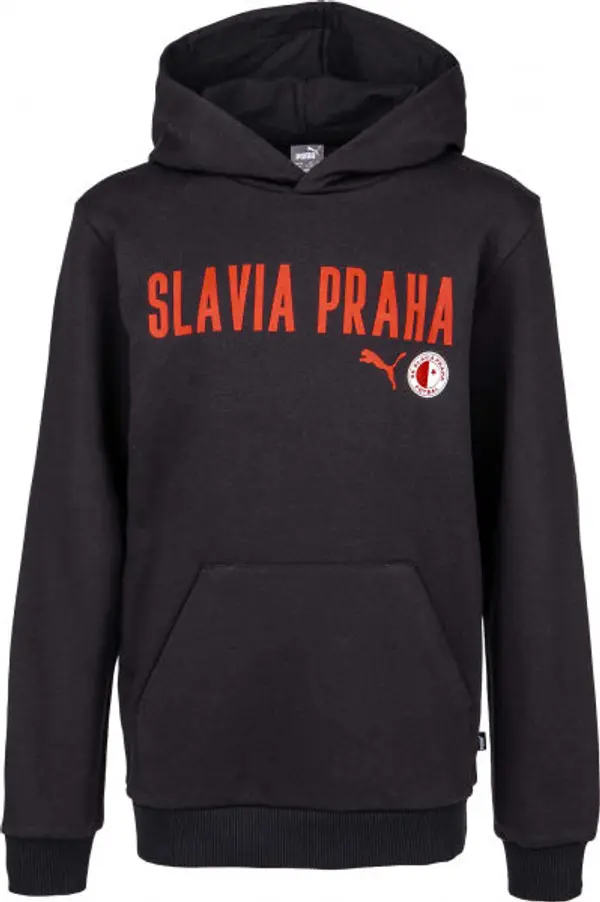 Puma Puma Slavia Prague Graphic Hoody BLK Мъжки суитшърт, черно, размер