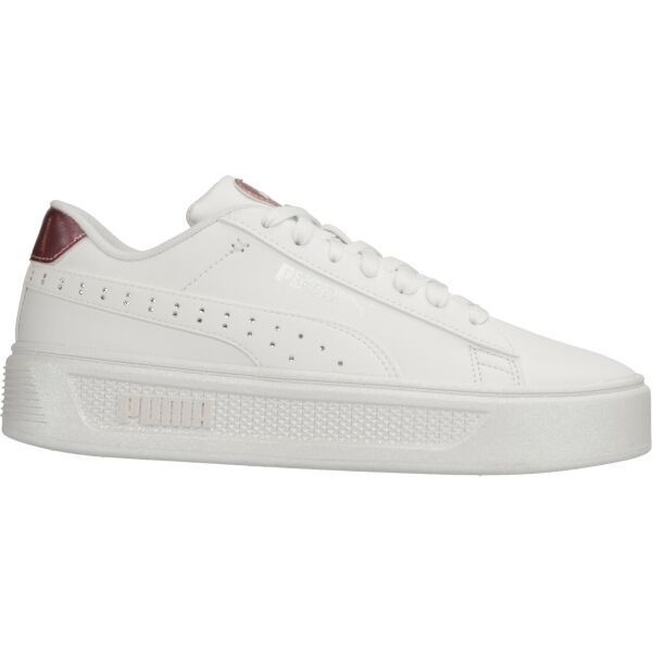 Puma Puma SMASH PLATFORM V3 GIRLPOWER Дамски обувки за свободно време, бяло, размер 40.5