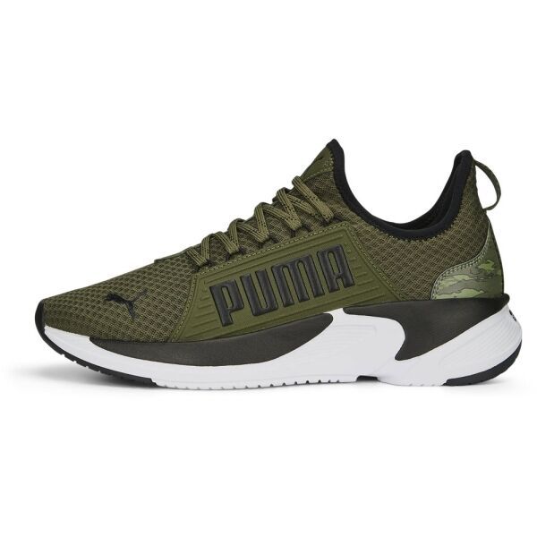 Puma Puma SOFTRIDE PREMIER SLIP ON TIGER CAMO Мъжки фитнес обувки, тъмнозелено, размер 44.5