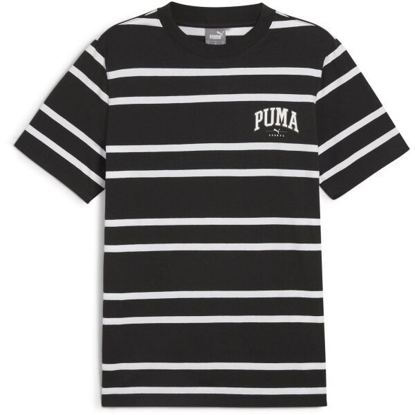 Puma Puma SQUAD STRIPE AOP TEE Мъжка тениска, черно, размер