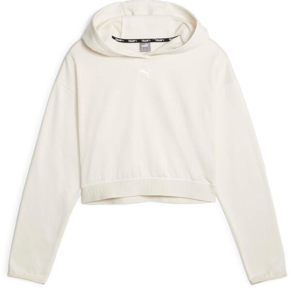 Puma Puma STRONG POWER FLEECE HOODIE Дамски суитшърт, бежово, размер