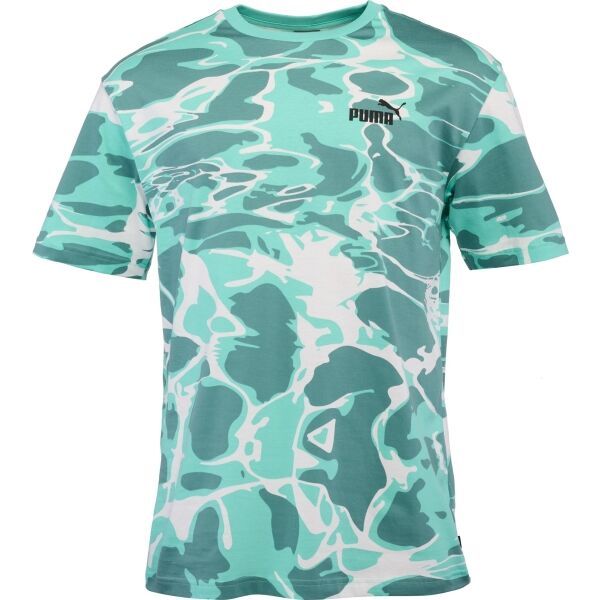 Puma Puma SUMMER SPLASH AOP TEE Мъжка тениска, зелено, размер