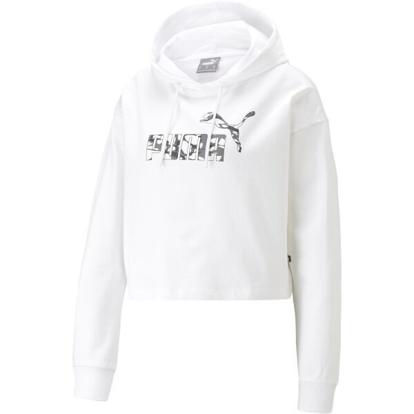 Puma Puma SUMMER SPLASH HOODIE TR Дамско горнище, бяло, размер