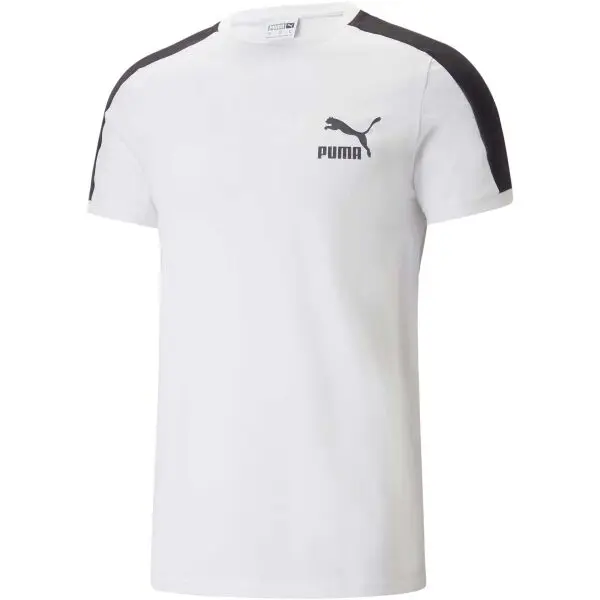 Puma Puma T7 ICONIC TEE Мъжка тениска, бяло, размер