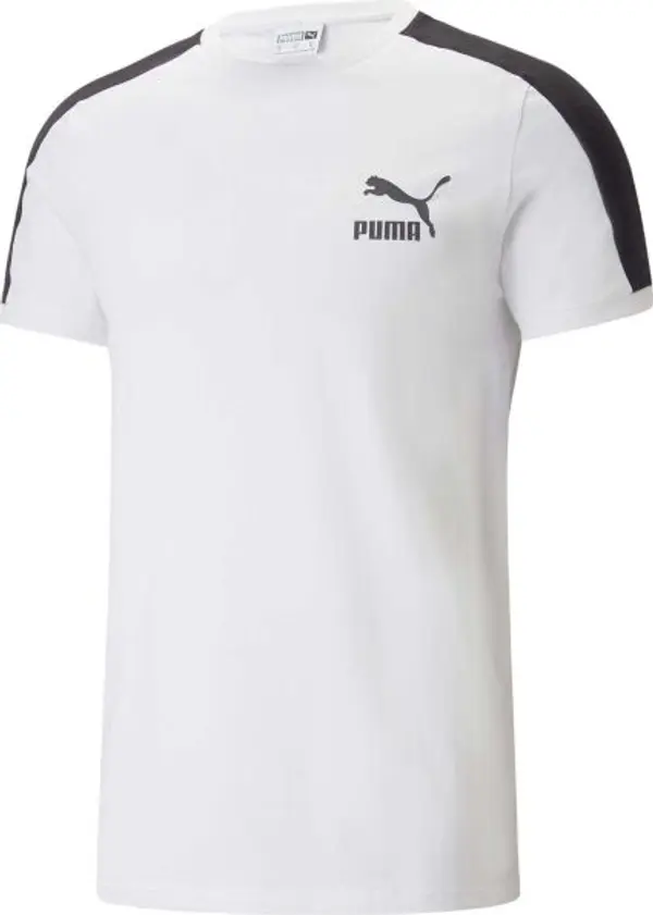 Puma Puma T7 ICONIC TEE Мъжка тениска, бяло, размер