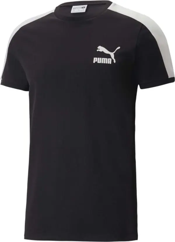 Puma Puma T7 ICONIC TEE Мъжка тениска, черно, размер