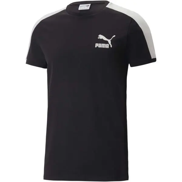 Puma Puma T7 ICONIC TEE Мъжка тениска, черно, размер