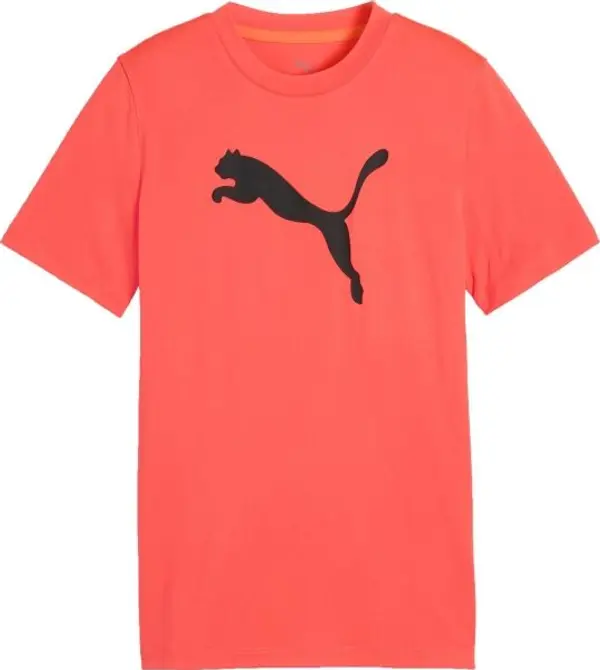 Puma Puma TAD ESSENTIALS CAT LOGO TEE B Спортна тениска за момчета, оранжево, размер