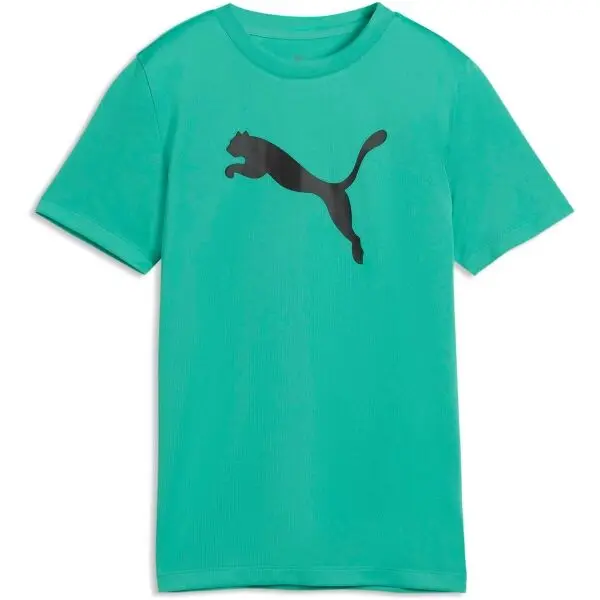 Puma Puma TAD ESSENTIALS CAT LOGO TEE B Спортна тениска за момчета, зелено, размер