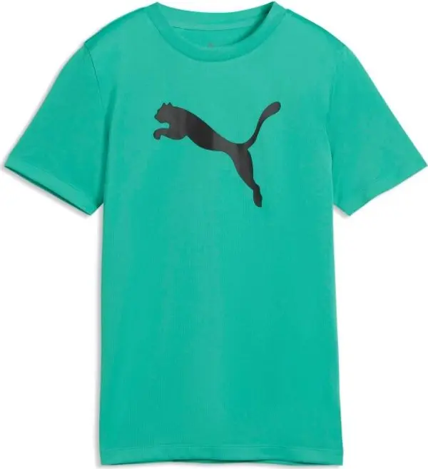 Puma Puma TAD ESSENTIALS CAT LOGO TEE B Спортна тениска за момчета, зелено, размер