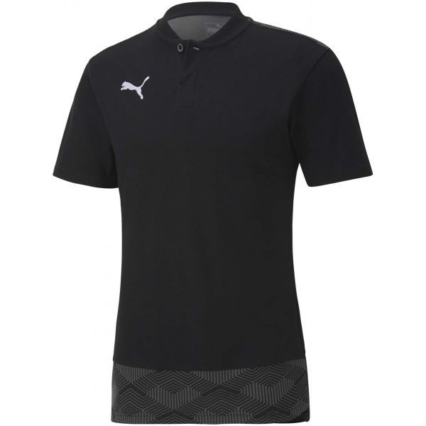 Puma Puma TEAM FINAL 21 CASUALS POLO Унисекс тениска, черно, размер